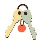 House keys sticker