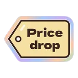 Price drop vinyl sticker