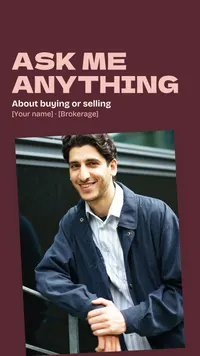 ask me anything Story template