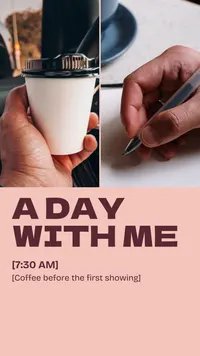 day with me 1 Story template